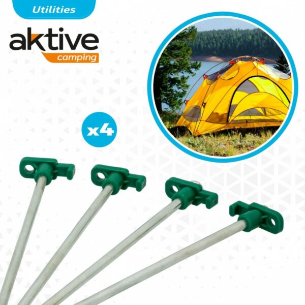 Kotwy Mocujące Kempingowe Aktive 25 cm 4 Części Ø 8 mm (24 Sztuk) - obrazek 5