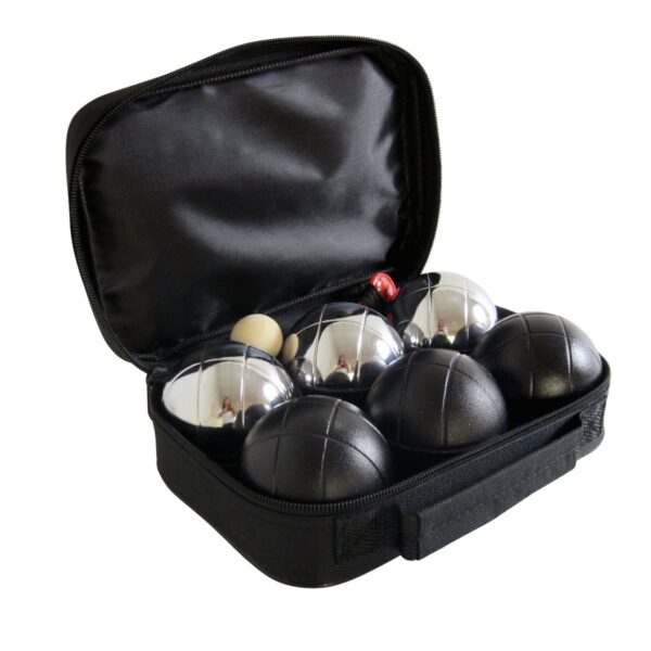 Zestaw petanque MASTER 6 chromowanych kul + nylonowy pokrowiec