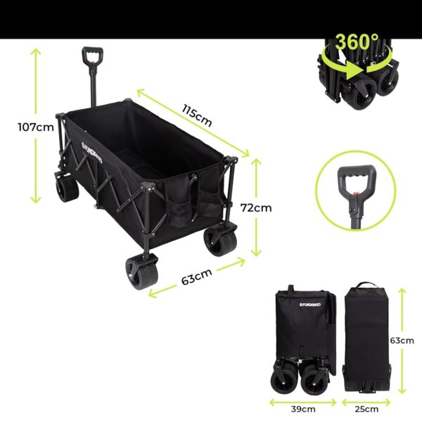 Wózek składany KING CAMP Folding Wagon - obrazek 3