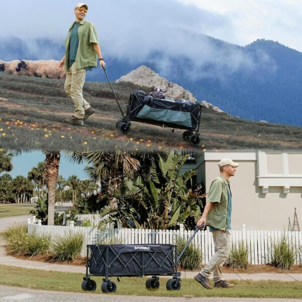 Wózek składany KING CAMP Folding Wagon - obrazek 4