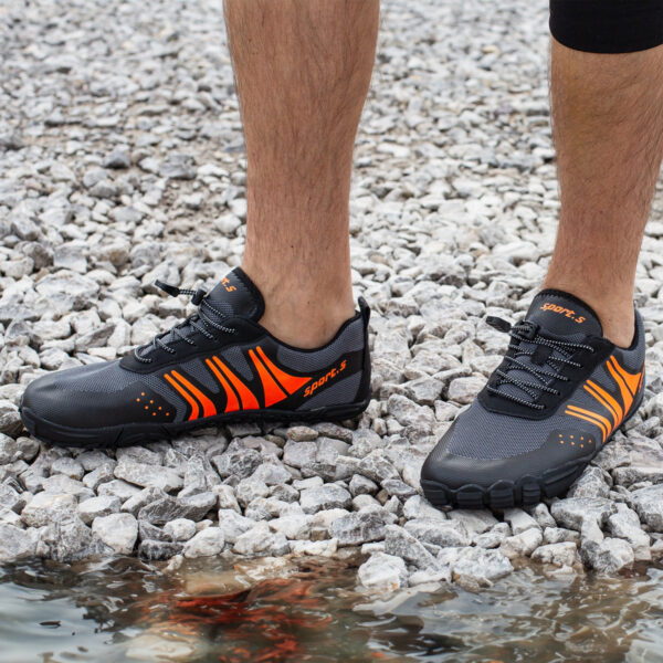 Buty do wody wodoodporne antypoślizgowe lekkie oddychające obuwie sportowe 43 szare